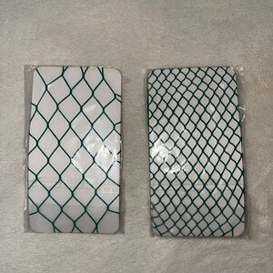 GREEN HIGH WAIST FISHNET TIGHTS